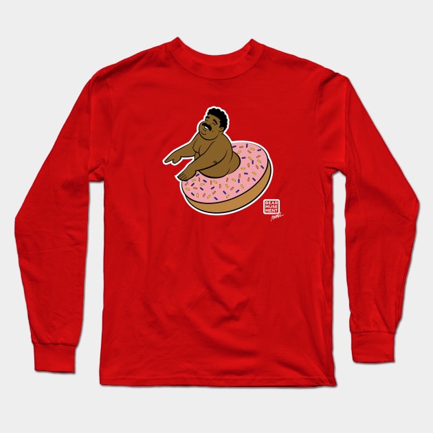 CHUNKIN' DONUTS Long Sleeve T-Shirt by BEarMUSEMENT